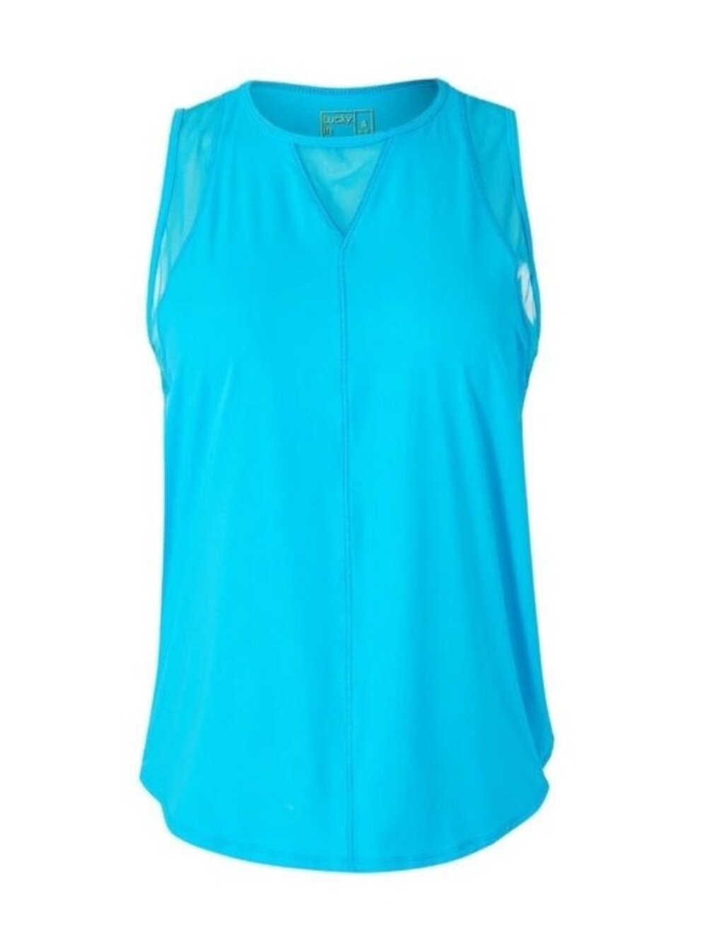 Lucky in Love Women's L-UV Chill Out Tank in Blue - Size XS